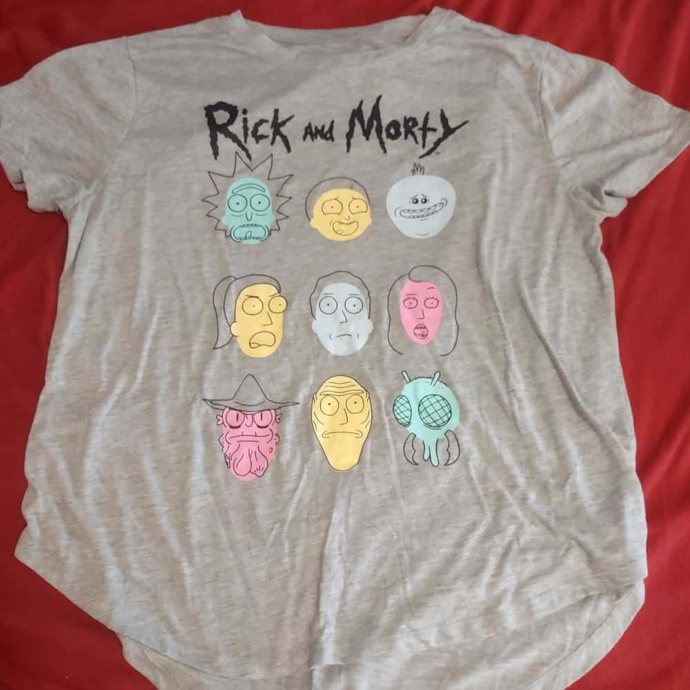 Rick and Morty Tshirt NWOT adult swim xxl/19 juniors